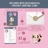 Love Card & Cow Crochet Pattern: Greeting Card & Pattern