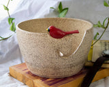 Birdie Yarn Bowl: Chickadee