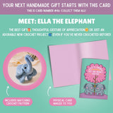 Love Card & Elephant Crochet Pattern: Greeting Card & Crochet Pattern