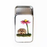 Hedgehog Stitch Marker Tin: Large (slide style)