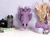 Mini Dragon Head Knitting Kit: Red / Don't include 5mm (US 8) needles / Include knitting pattern