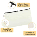 Crochet Addiction Small Canvas Pouch Bag