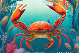 Crab Marine Life Mini Jigsaw Puzzle