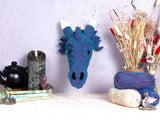 Mini Dragon Head Knitting Kit: Red / Don't include 5mm (US 8) needles / Include knitting pattern