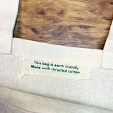 Crocheting and Knitting Is My Jam Recycled Canvas Tote Bag: Crocheting Jam