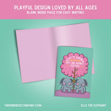 Love Card & Elephant Crochet Pattern: Greeting Card & Crochet Pattern