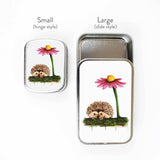 Hedgehog Stitch Marker Tin: Large (slide style)