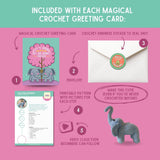 Love Card & Elephant Crochet Pattern: Greeting Card & Crochet Pattern