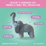 Love Card & Elephant Crochet Pattern: Greeting Card & Crochet Pattern