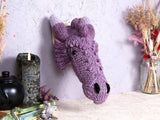 Mini Dragon Head Knitting Kit: Red / Don't include 5mm (US 8) needles / Include knitting pattern