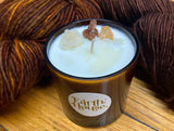 Floral and Crystal Candles, by Earth House