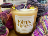 Floral and Crystal Candles, by Earth House