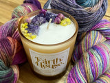 Floral and Crystal Candles, by Earth House