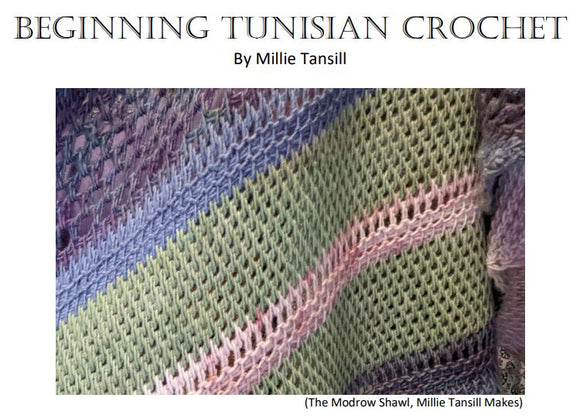 Tunisian Crochet - Beginner - April 7th ~ 10:30am to 12:00noon