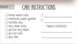 Garment Care Gift Cards