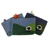 Felted Bag for Notions, Tools, and Needles