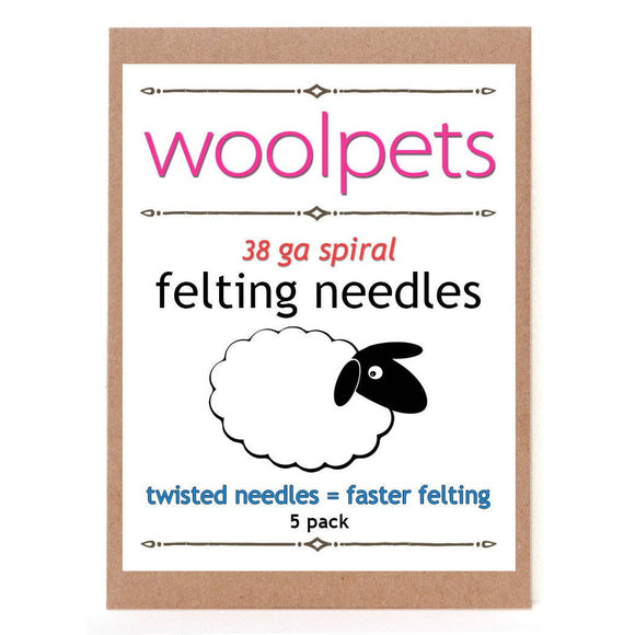 38 GA Felting Needles Spiral 5Pk