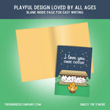 Love Card & Smore Crochet Pattern: Greeting Card & Digital Pattern