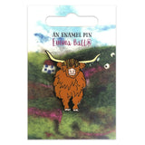 Highland Coo - Enamel Pin