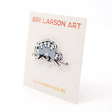 Possum Mama Acrylic Pin