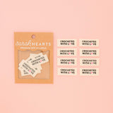 Crocheted With Love Sewing Labels