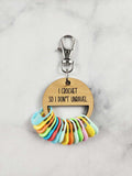 Stitch Marker Holder Keychain