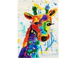 Rainbow Giraffe Mini Jigsaw Puzzle