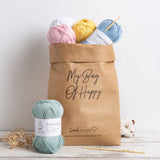 Face Cloth and Scrub Pad Beginner Crochet Kit: Cream