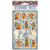 Woolly Bears Sticker Set