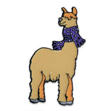 Purple Scarf Alpaca - Enamel Pin