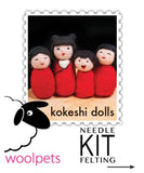 Kokeshi Dolls Felting Kit