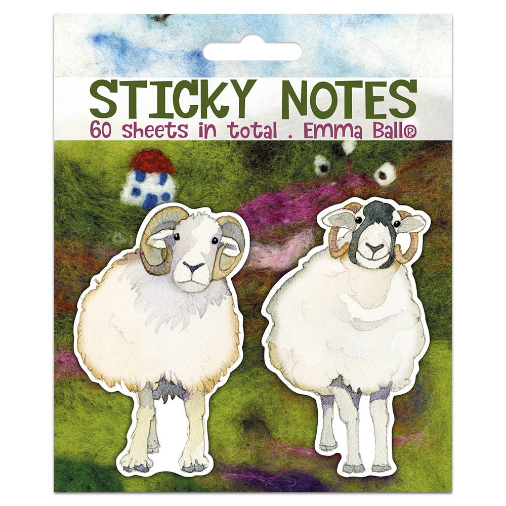 Felted Sheep Sticky Note Set – Sweet Pea Fiber