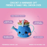 Everyday Card & Watering Can Crochet Pattern: Greeting Card & Digital Pattern