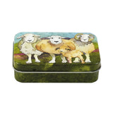 Felted Sheep Mini Rectangular Tin