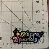 Neuro Sparkly - Glitter Sticker