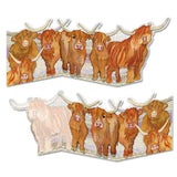 Highland Coos, Two Fold Card