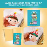 Christmas Card & Elf Crochet Pattern: Elf Card & Crochet Pattern