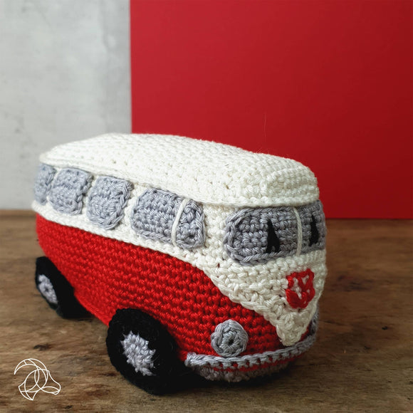 DIY Crochet Kit - Retro Red Van