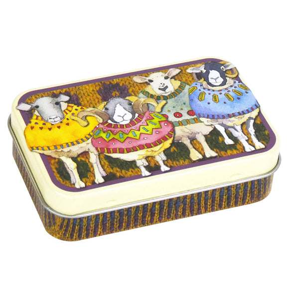 Sheep In Sweaters - Mini Rectangular Tin