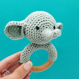 DIY Crochet Kit - Rattle Elephant