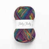 Cheeky Chunky Twist Yarn 100g Ball: Rainbow