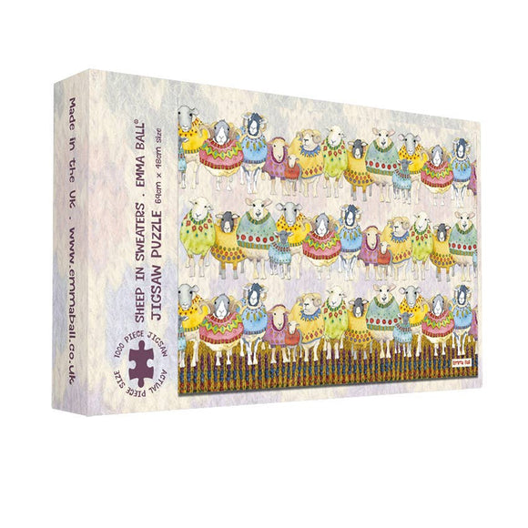 Sheep In Sweaters 1000 Piece Boxed Jigsaw
