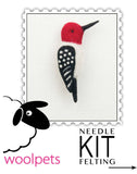 Woodpecker Pin Felting Kit