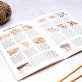 Mini Ram Head Knitting Kit: Cream and Brown / Don't include 5mm (US 8) needles