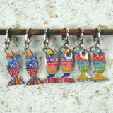 Fishes Die-Cut Crochet Markers in a pocket tin