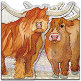 Highland Coos, Two Fold Card
