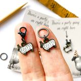 Party sheep SINGLE Stitch Marker: Round