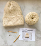 Knitting Kit: Beanie: Chestnut