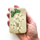 Green Moth & Dogwood Notion Tin: Large