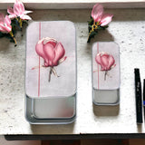 Pink Magnolia Notions Tin: Small